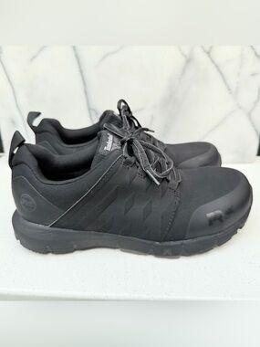 Timberland PRO Radius Composite Toe Work Sneakers Black Mens Size 7M Womens 9
